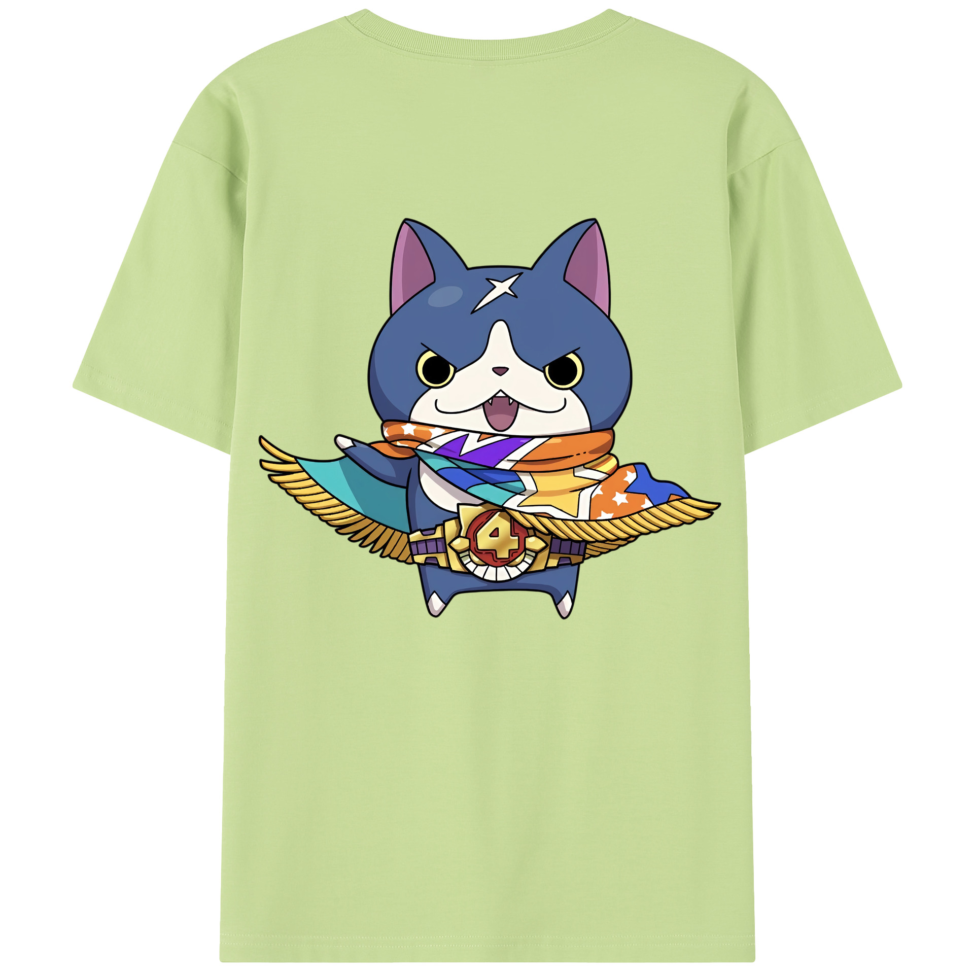 （画像用） 妖怪ウォッチ Yo-kai Watch 綿100％半袖Tシャツ（背面プリント）